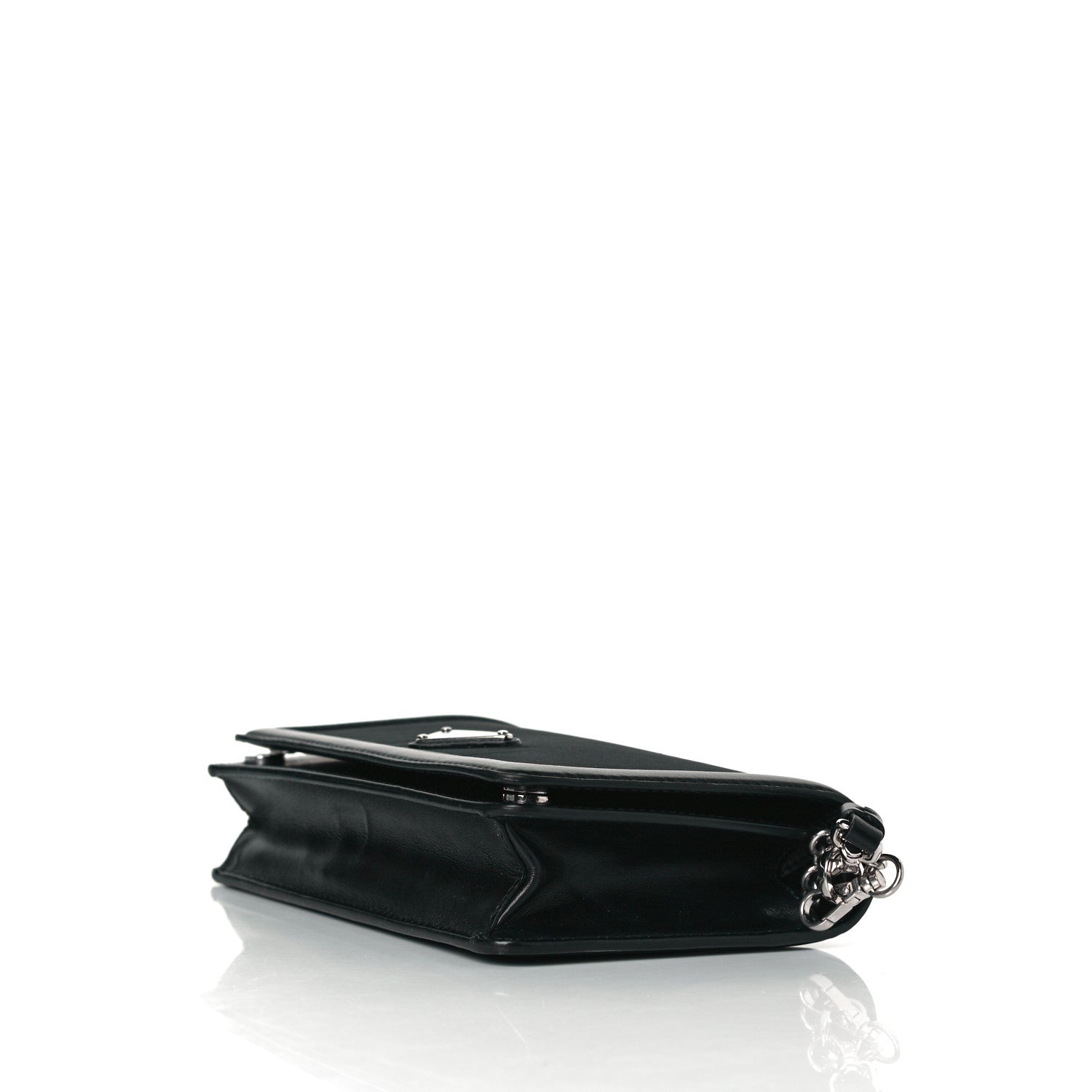 Prada Nylon Calfskin Mini Crossbody Bag Black 4 of 6