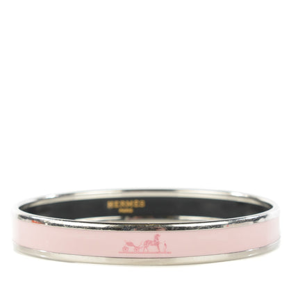 Hermes Enamel Printed Narrow Caleche Bracelet 65 1 of 7