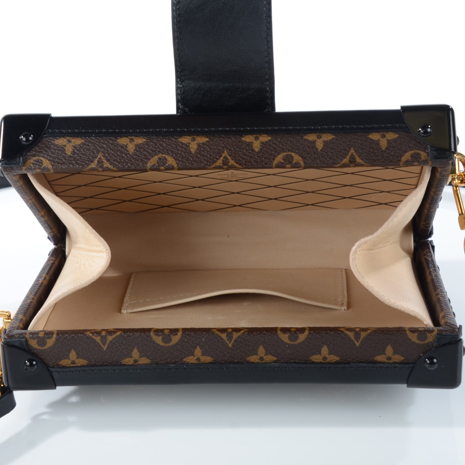 Louis Vuitton Monogram Petite Malle Black 5 of 8