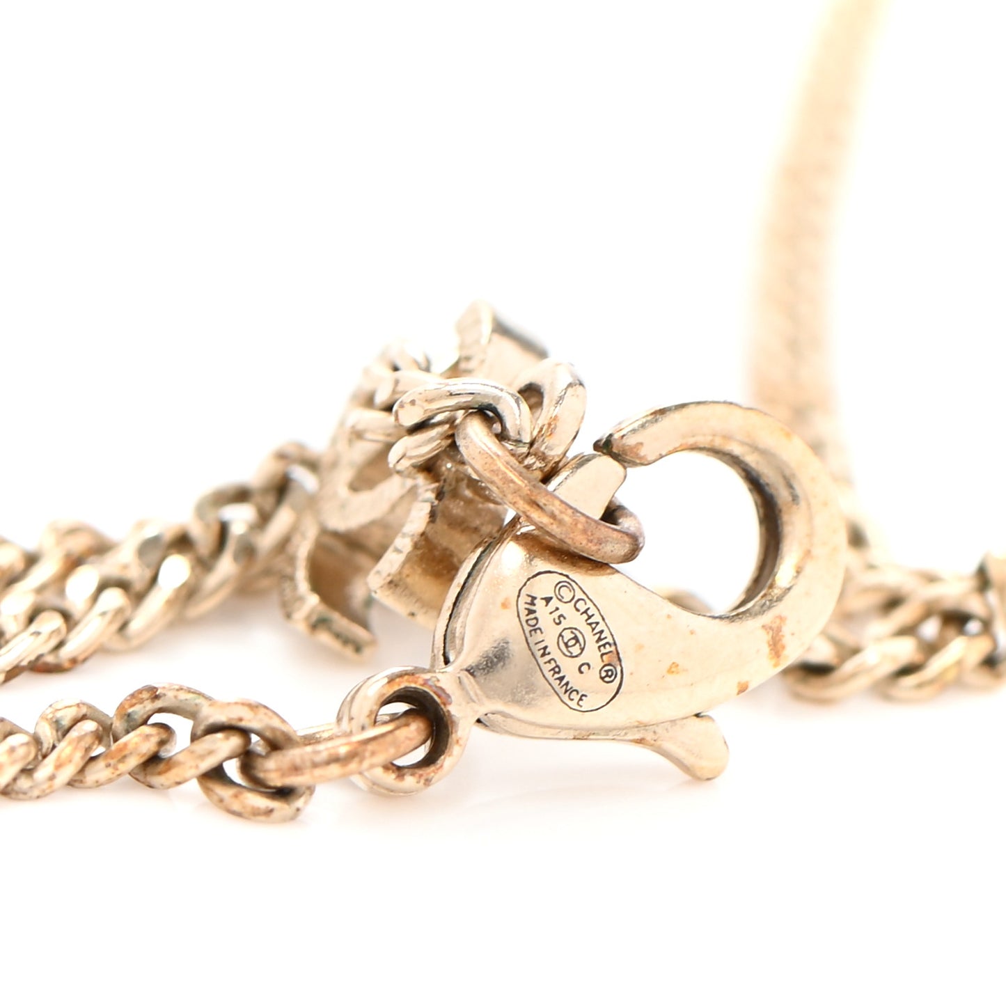 CC Pendant Necklace Gold