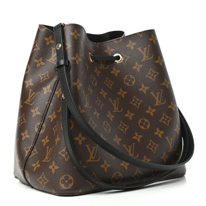 Louis Vuitton Monogram Neonoe MM Black 3 of 8
