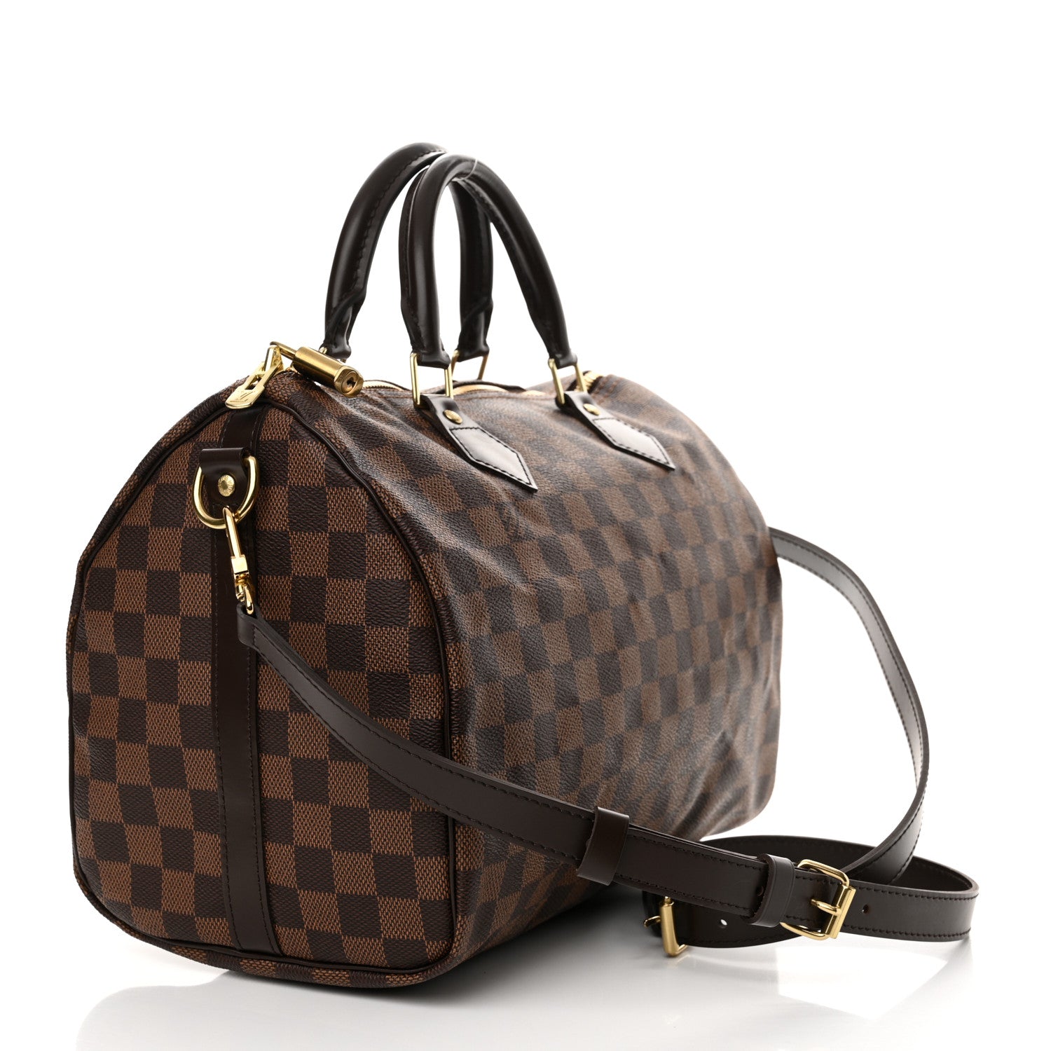 Louis Vuitton Damier Ebene Speedy Bandouliere 30 3 of 10