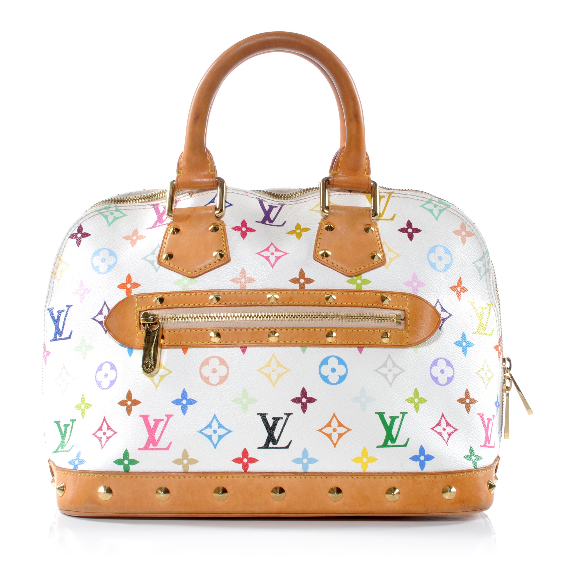 Louis Vuitton Monogram Multicolor Alma White 1 of 8