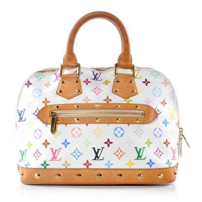 Louis Vuitton Monogram Multicolor Alma White 1 of 8