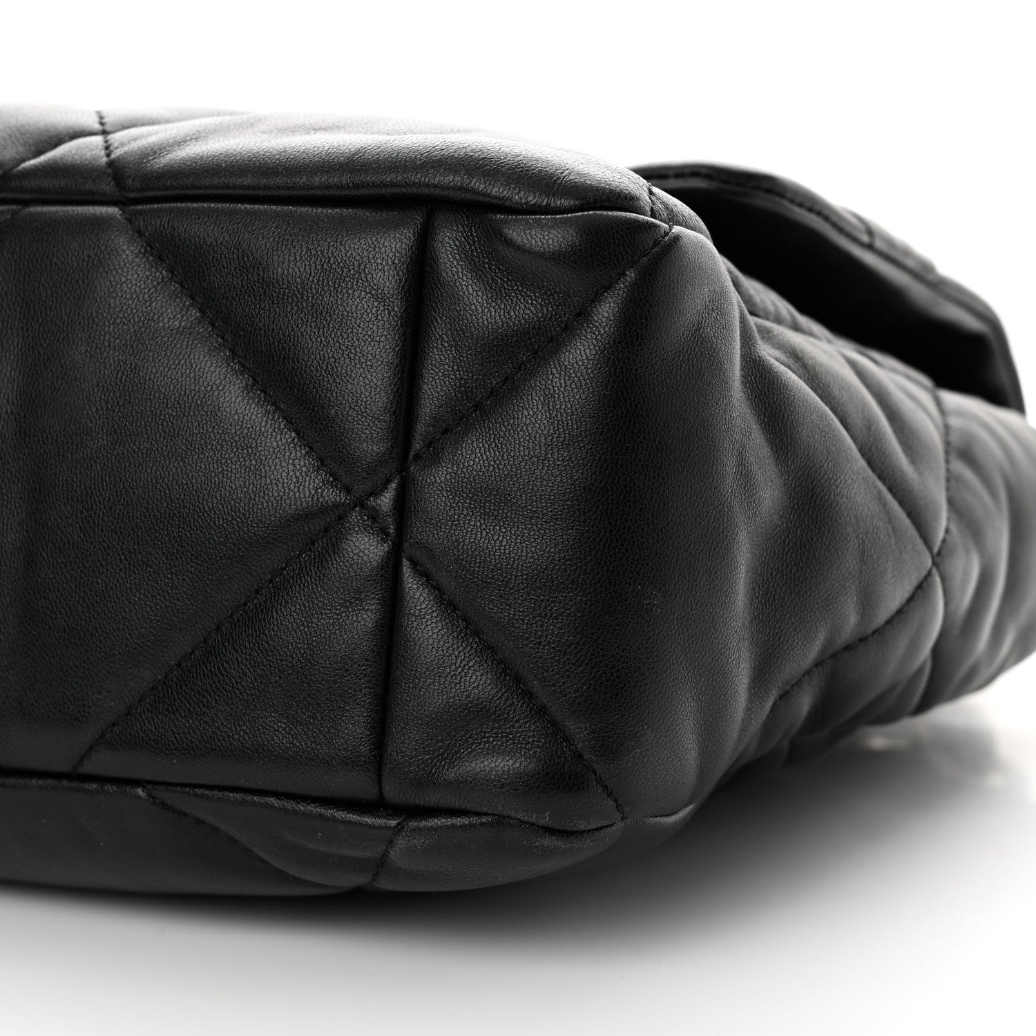 Chanel Lambskin Quilted Large Chanel 19 Flap Black 10 of 13