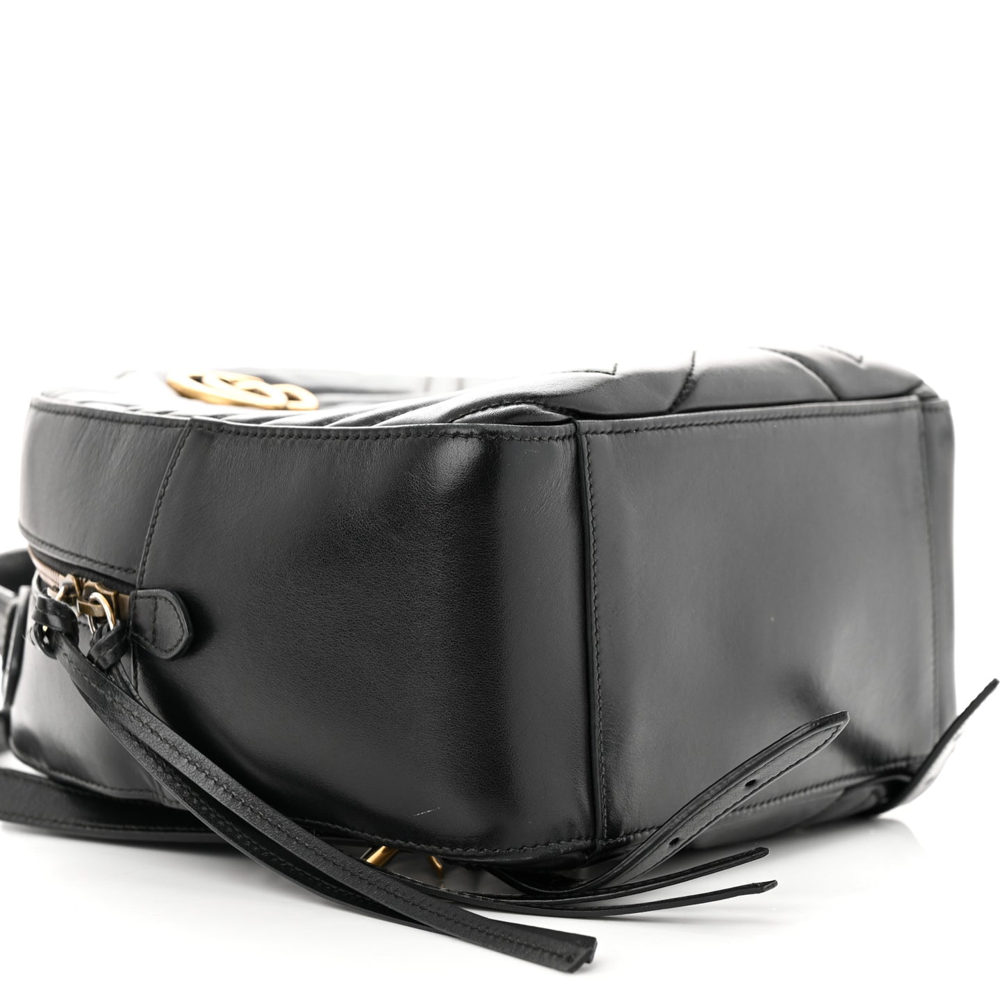 Calfskin Matelasse GG Marmont Backpack Black