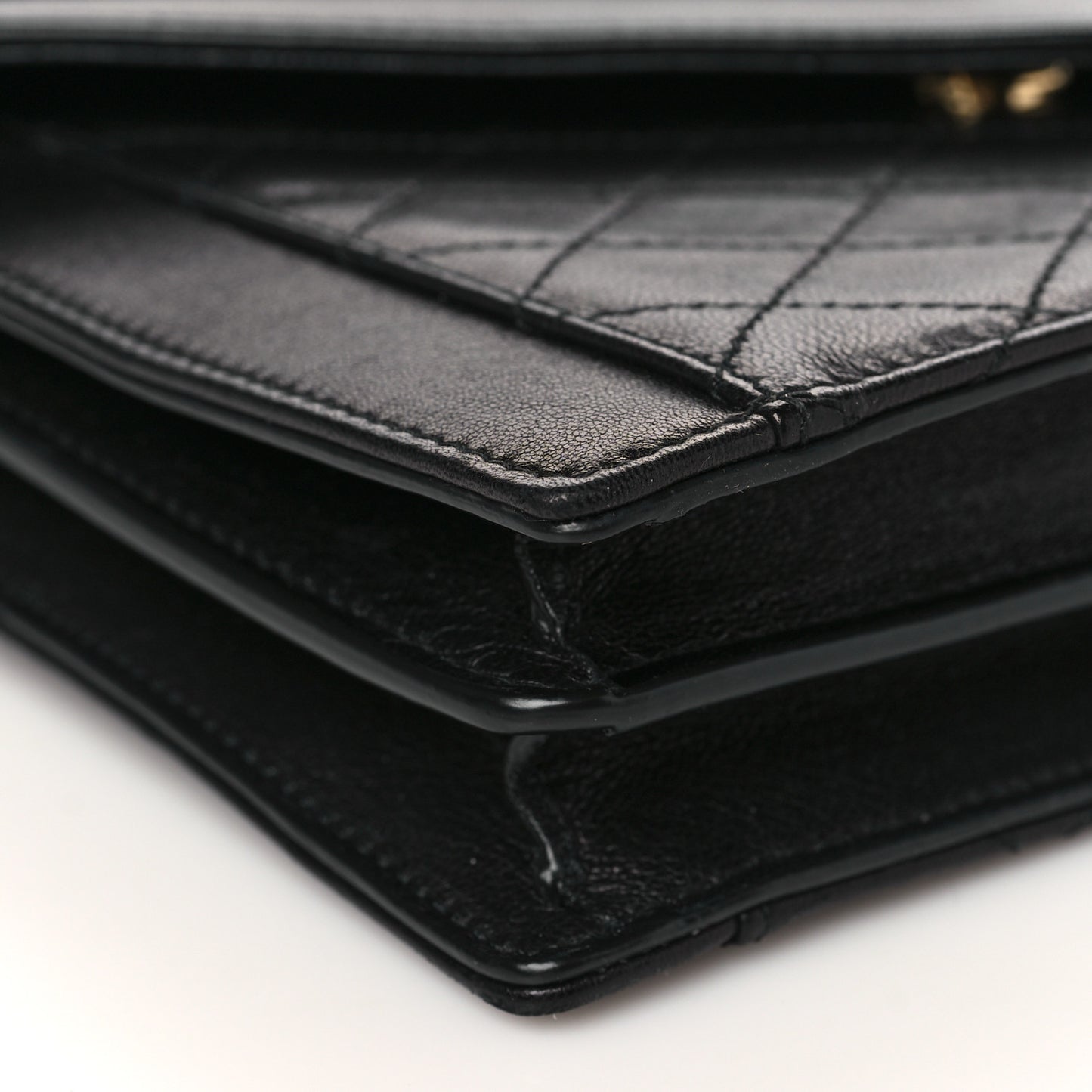 Lambskin Quilted Mini Gaby Satchel Black