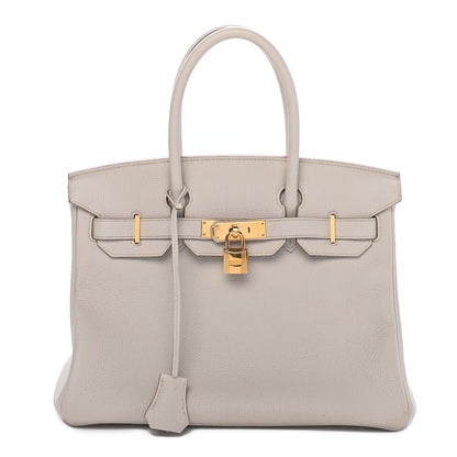 Hermes Togo Birkin 30 Gris Perle 1 of 9