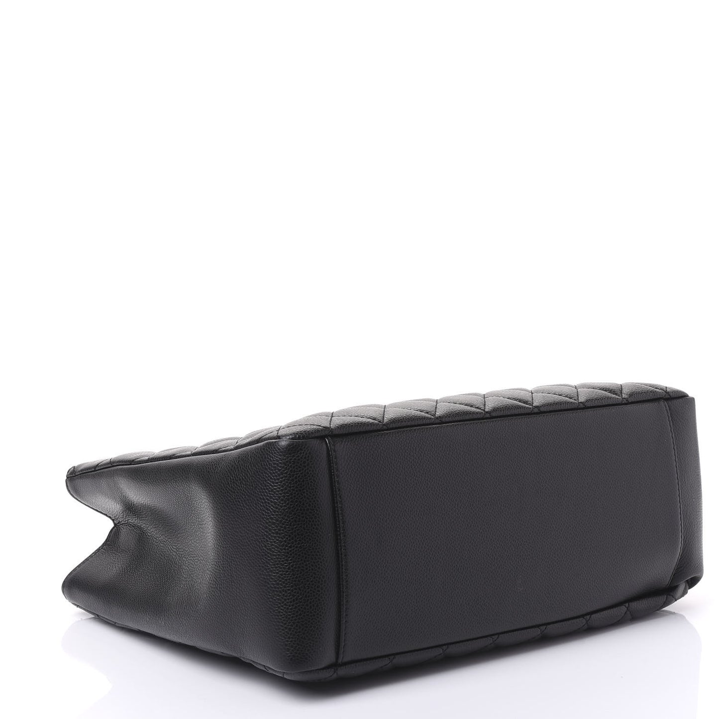 Caviar Quilted Grand Shopping Tote GST Black