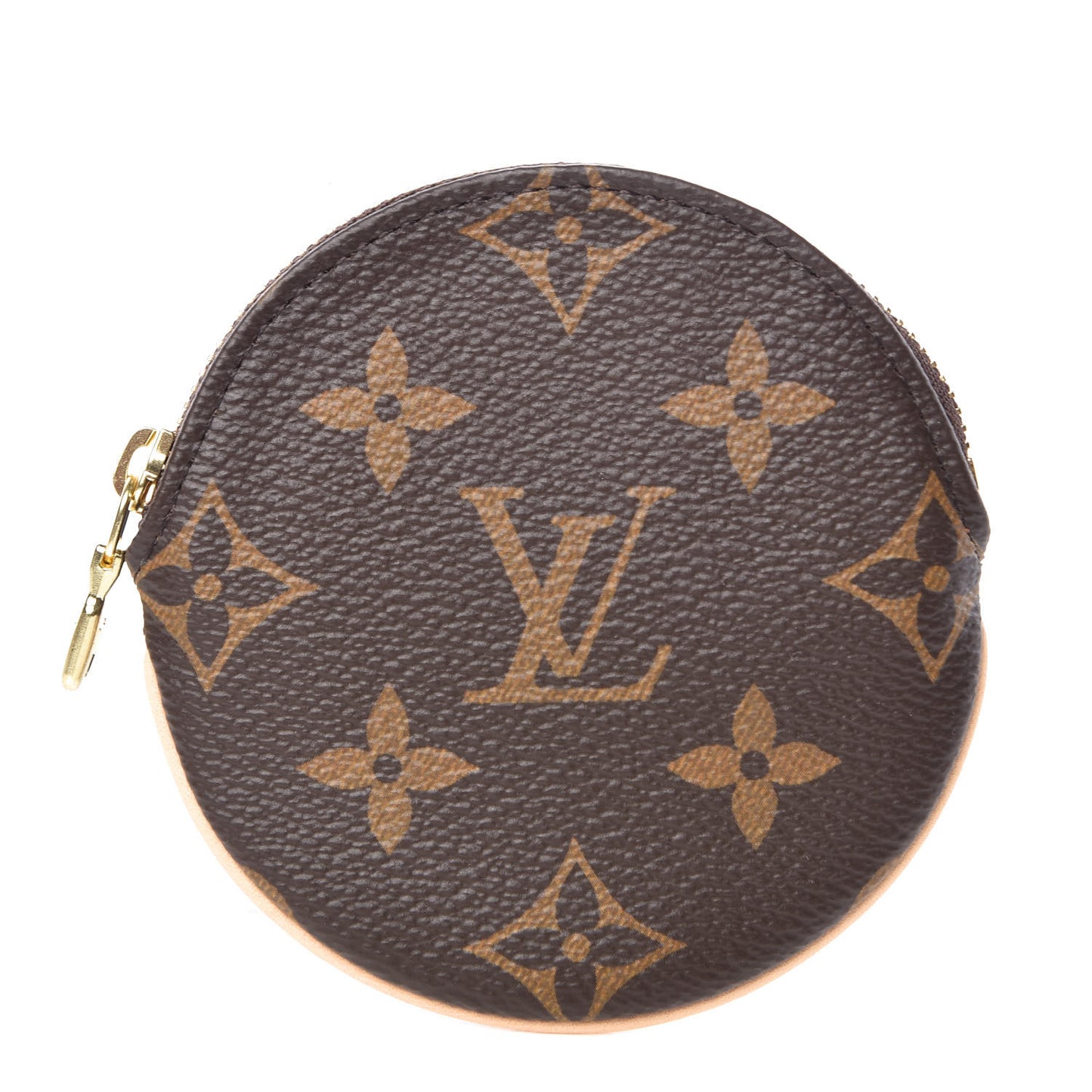 Monogram Round Coin Purse