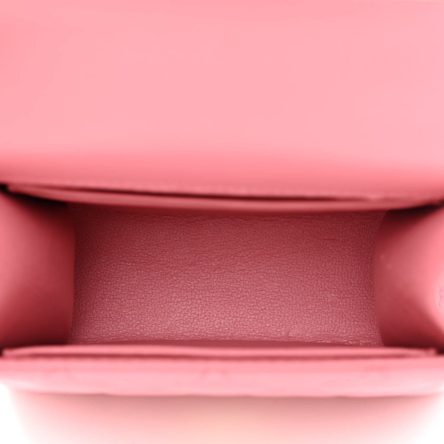 Chanel Lambskin Quilted Top Handle Clutch With Chain Pink 5 of 11