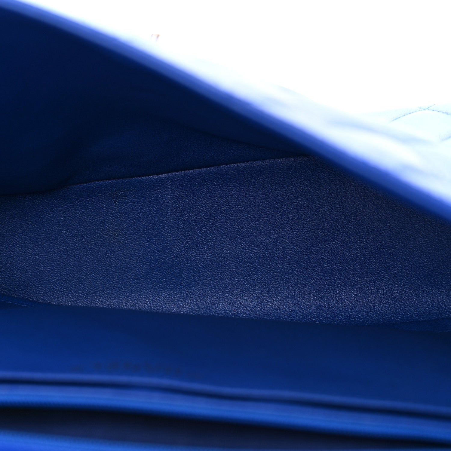 Chanel Lambskin Quilted Jumbo Single Flap Blue 5 of 17