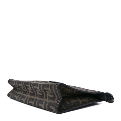 Fendi Zucca Zip Pouch Tobacco 9 of 14