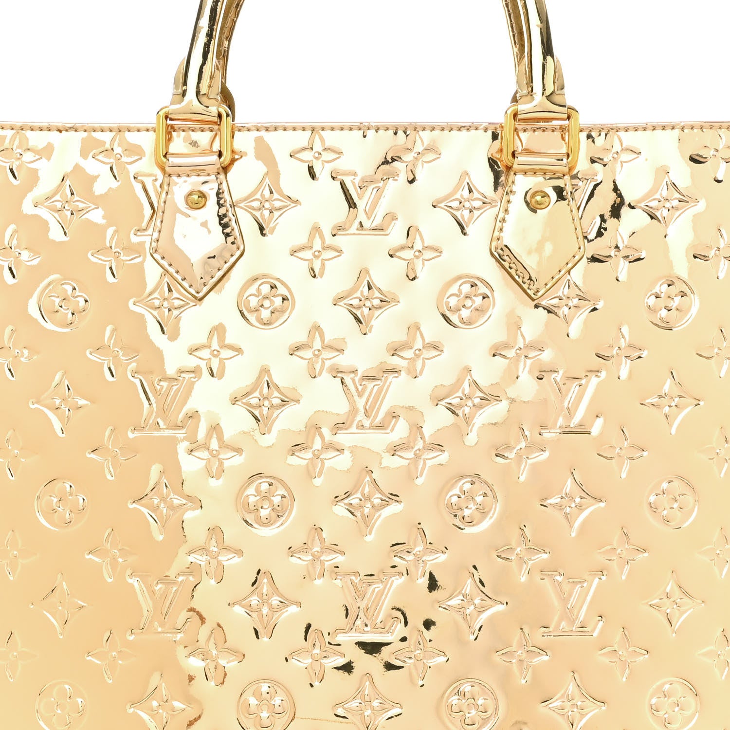 Louis Vuitton Monogram Miroir Sac Plat Gold 8 of 17