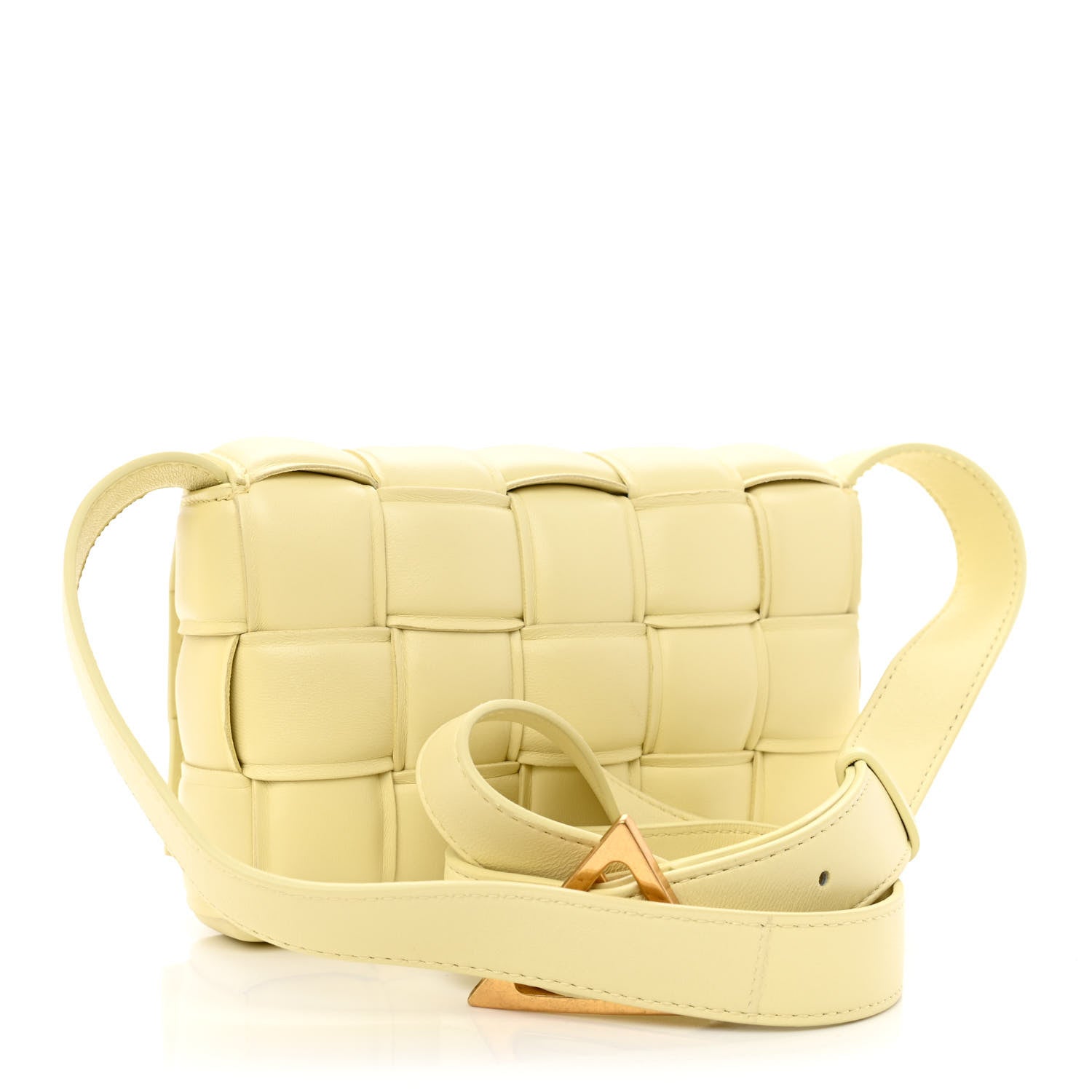 Bottega Veneta Nappa Maxi Intreccio Small Padded Cassette Crossbody Bag Ice Cream 3 of 12