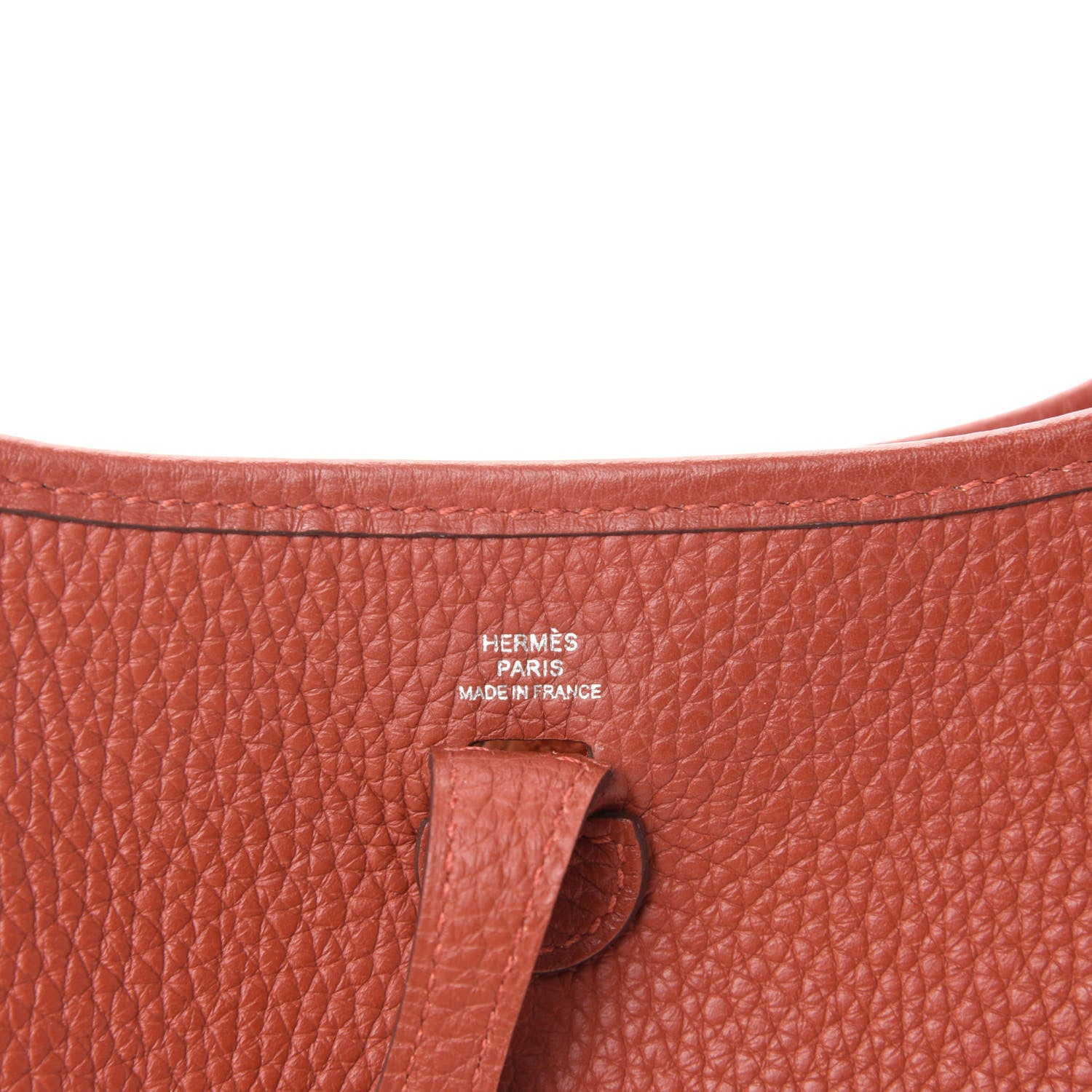 Hermes Taurillon Clemence Evelyne TPM Cuivre 8 of 10