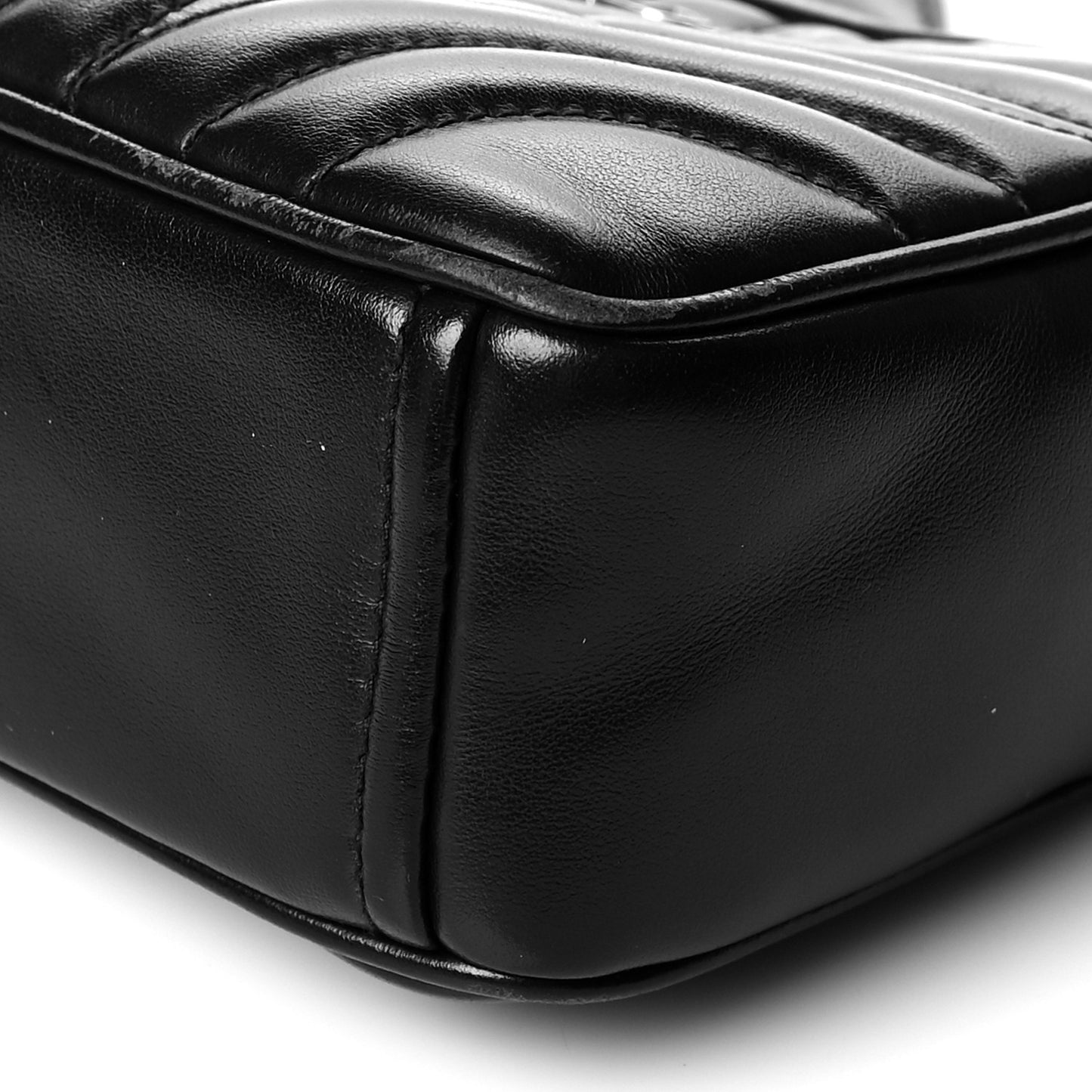 Soft Calfskin Diagramme Camera Bag Black
