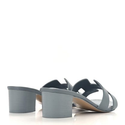 Hermes Epsom Oasis Sandals 35 Gris Antarctique 5 of 10