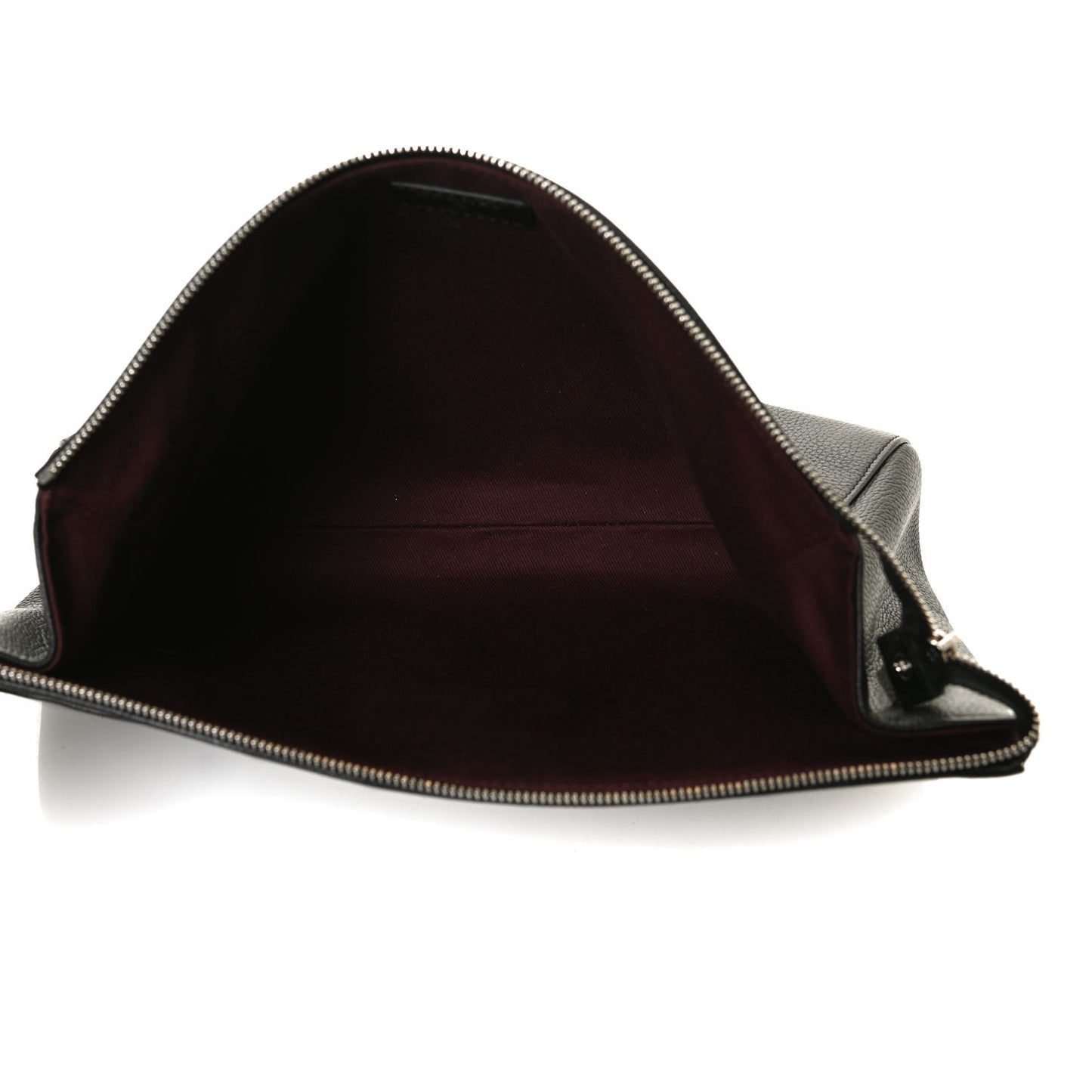 Grained Calfskin Large Neo Executive Cosmetic Case Black