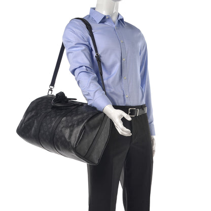 Louis Vuitton Monogram Eclipse Keepall Bandouliere 45 2 of 9