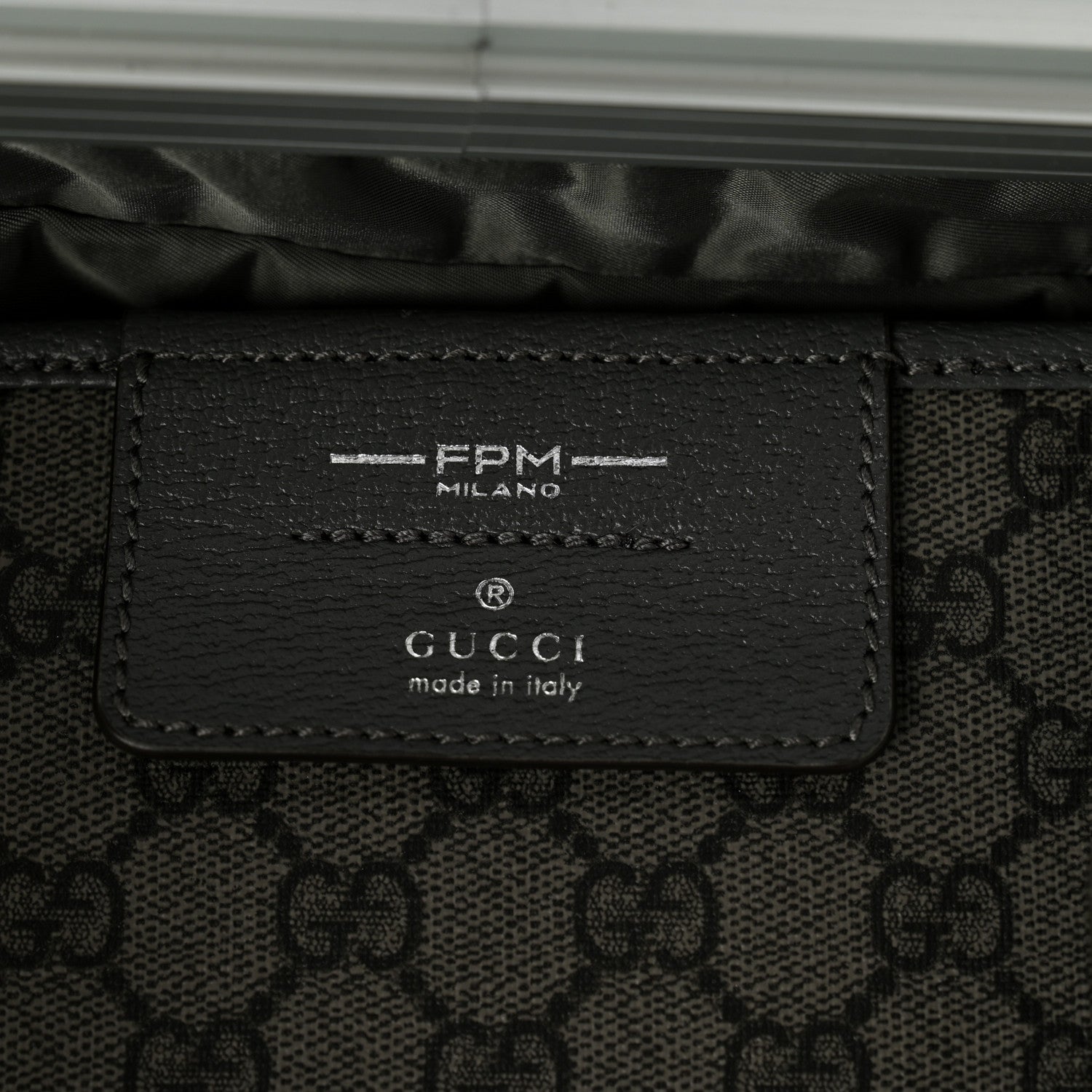Gucci GG Supreme Monogram Porter Cabin Trolley Black 5 of 10