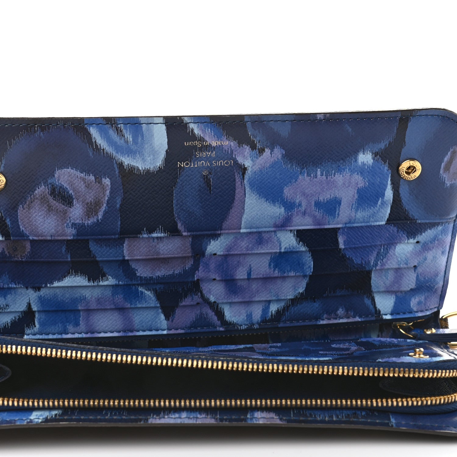Louis Vuitton Monogram Articles de Voyage Ikat Insolite Wallet Grand Blue 5 of 8