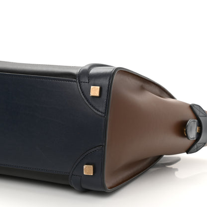 Celine Smooth Calfskin Micro Tri-Color Luggage Black 7 of 7