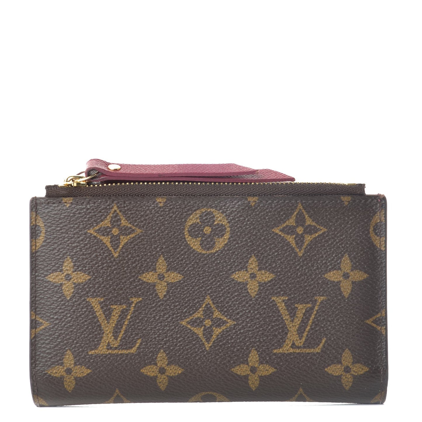 Monogram Adele Compact Wallet Fuchsia