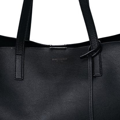 Saint Laurent Calfskin Large Shopping Tote Black 6 of 10