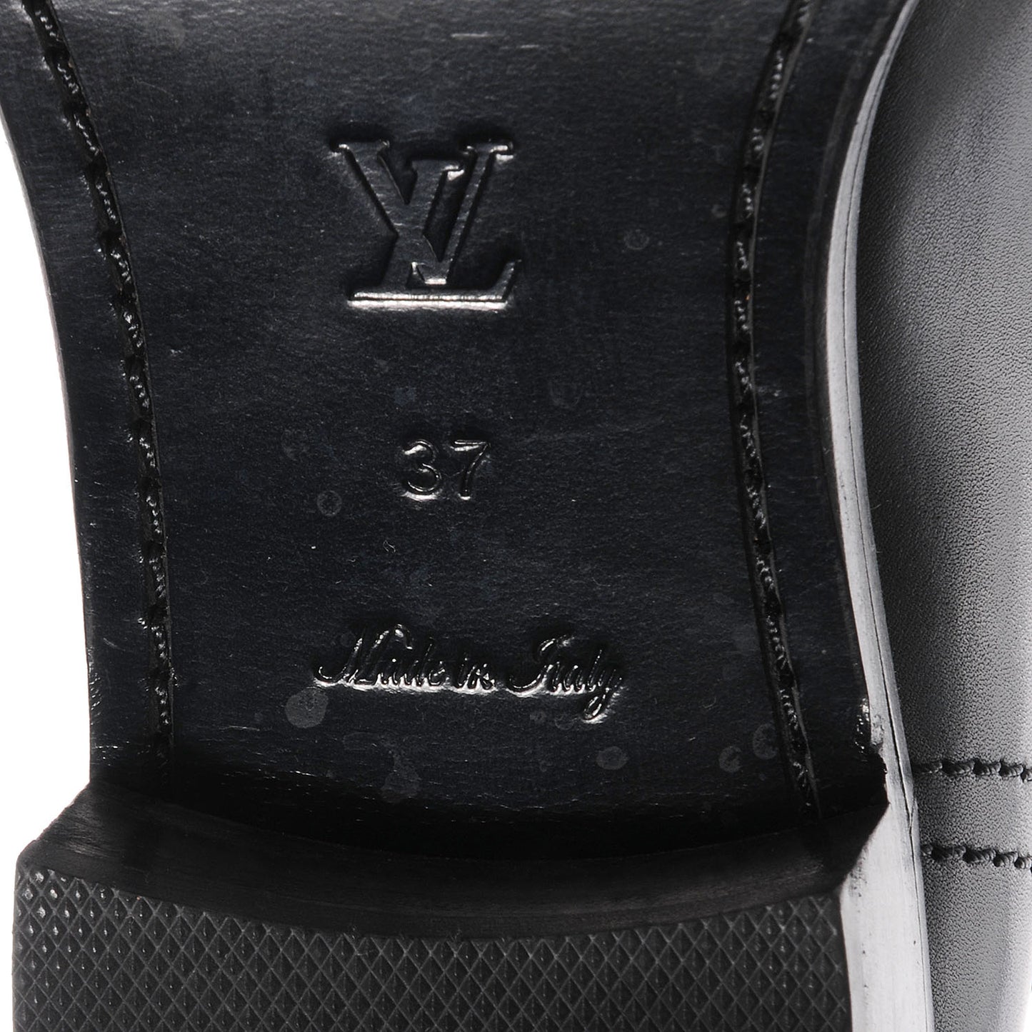 Calfskin Susan Half Boots 37 Black
