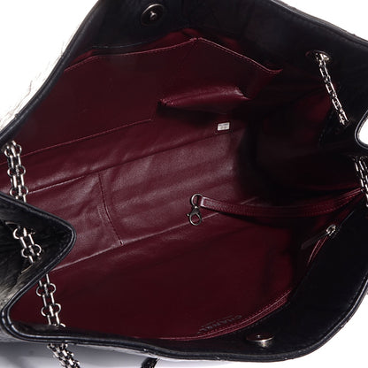 Chanel Aged Calfskin Reissue 2.55 Tote Black 5 of 7