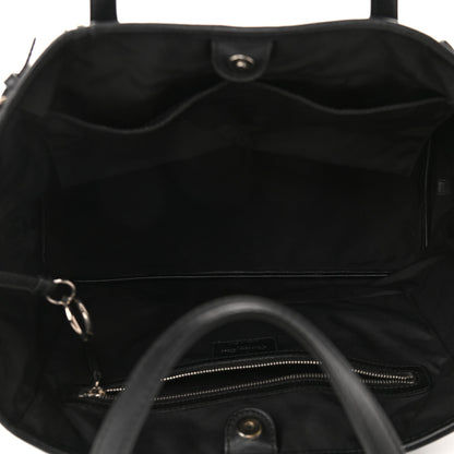 Christian Dior Coated Canvas Cannage Medium Panarea Tote Black 5 of 9