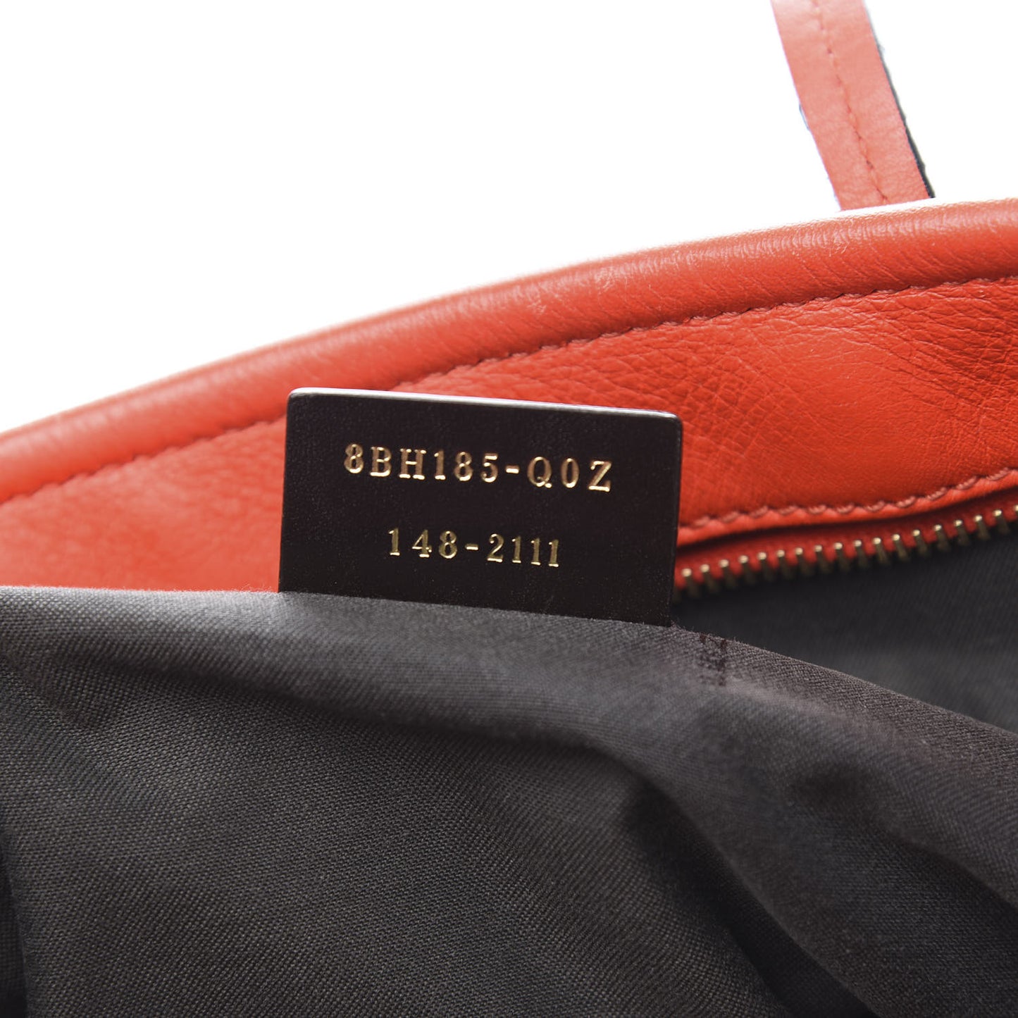 Pequin Vitello Roll Tote Tobacco Papavero