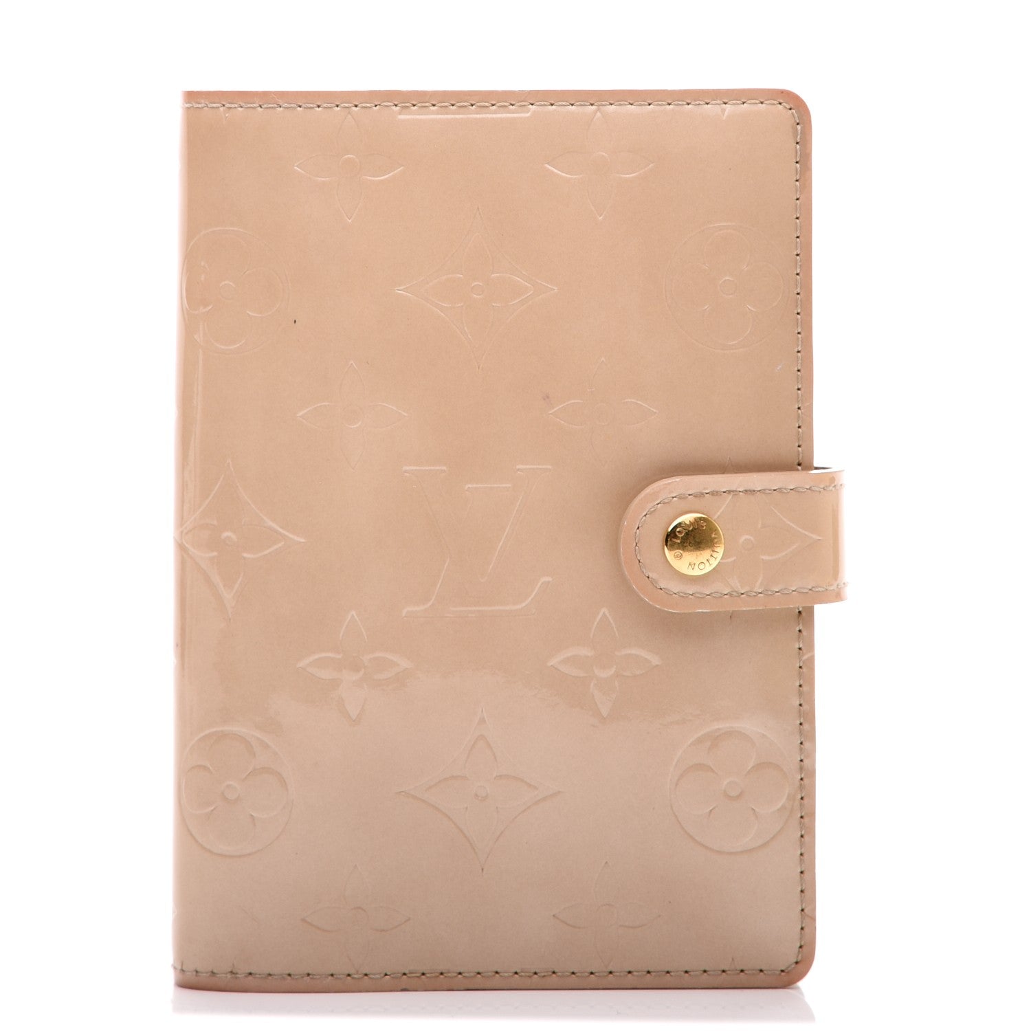 Louis Vuitton Vernis Small Ring Agenda Cover Marshmallow 1 of 11