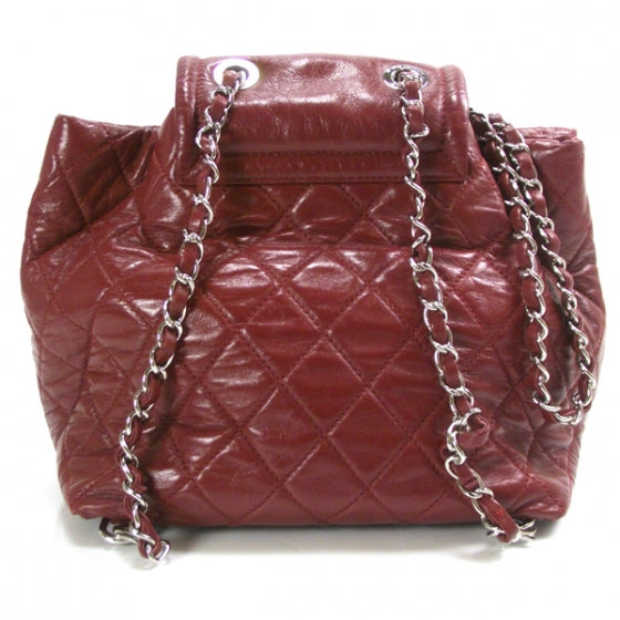 Chanel Lambskin Quilted Beijing Backpack Red 3 of 12
