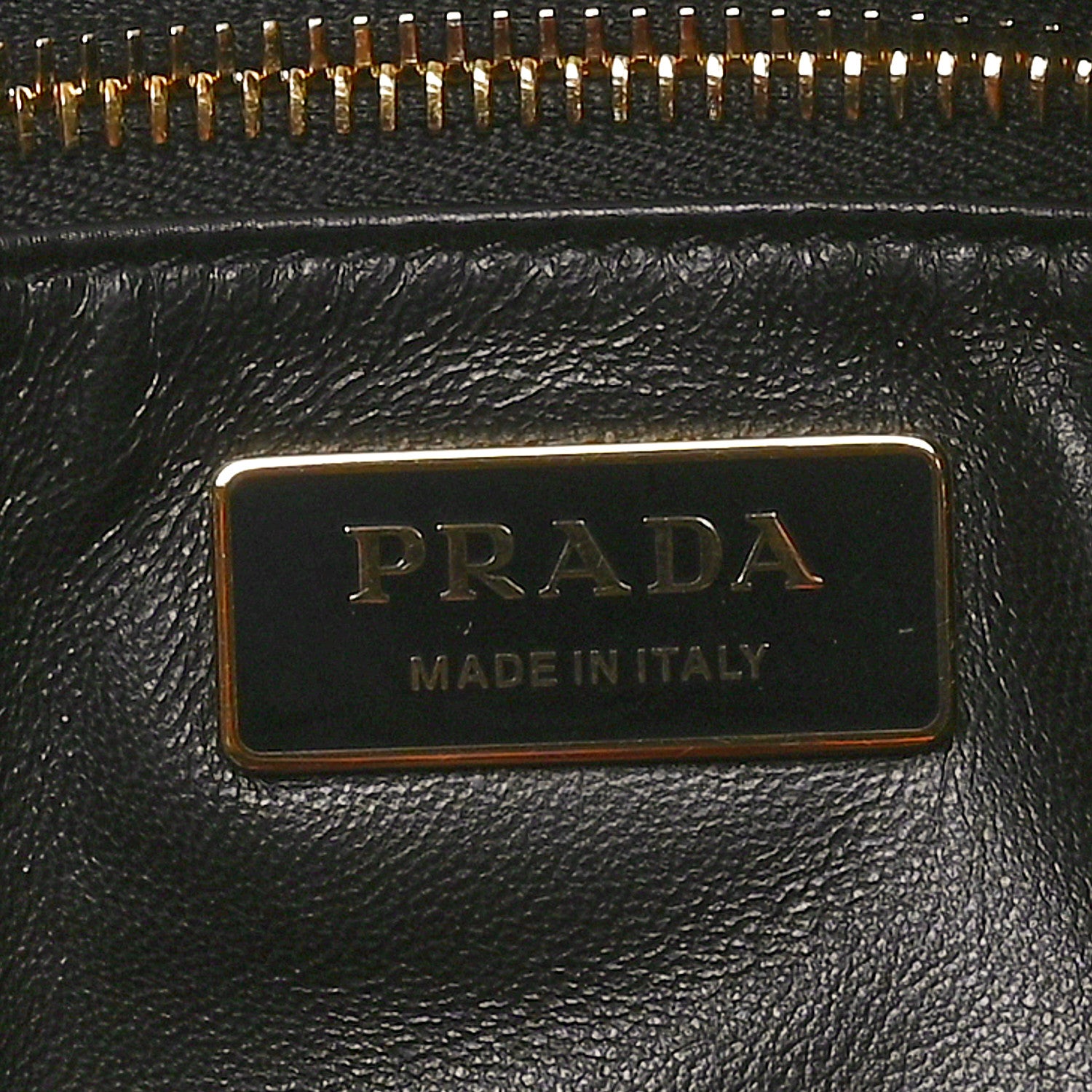 Prada Soft Calfskin Aimee Shoulder Bag Black 5 of 8