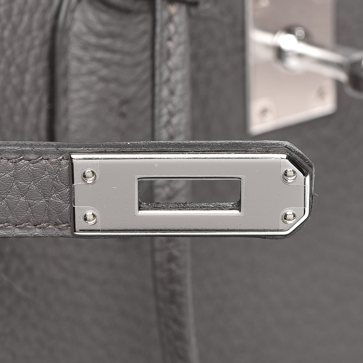 Hermes Togo Birkin 25 Etain 8 of 31