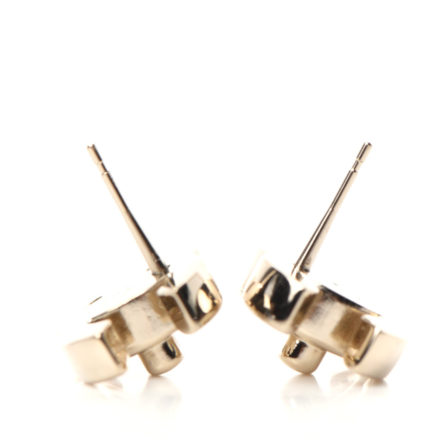 Chanel CC Turnlock Earrings Gold 3 of 5