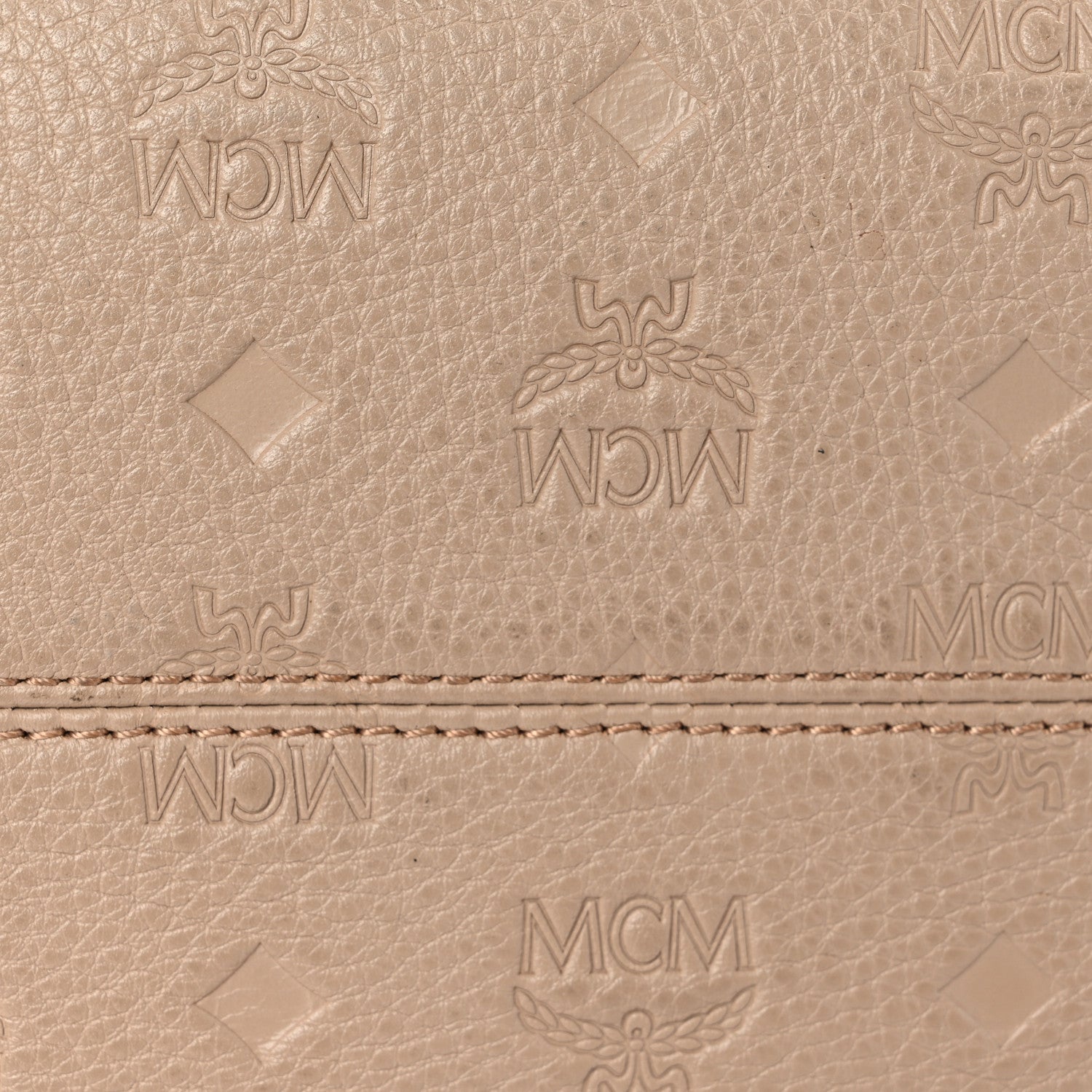 MCM Calfskin Ottomar Medium Klara Hobo New Beige 18 of 19