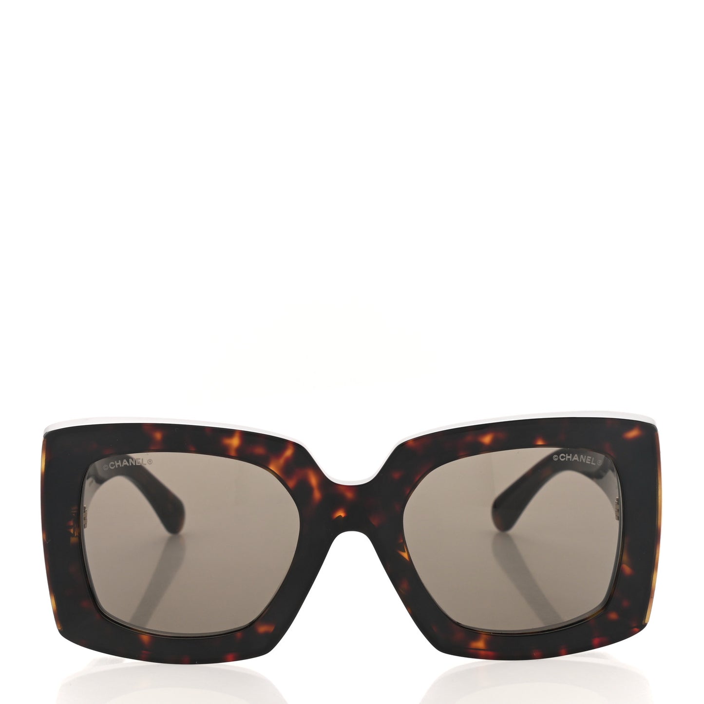 Acetate Rectangle Sunglasses 5435 Tortoise