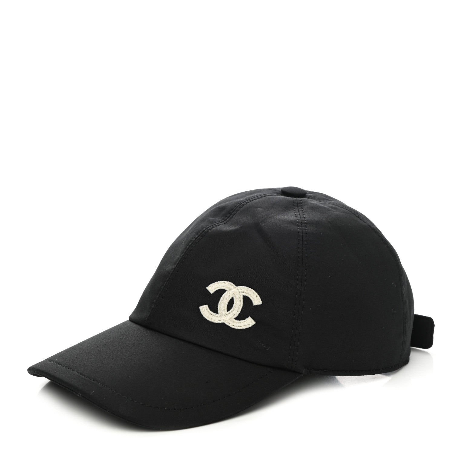 Chanel Cotton CC Cap Hat Black 1 of 8