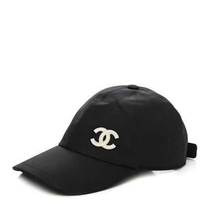 Chanel Cotton CC Cap Hat Black 1 of 8