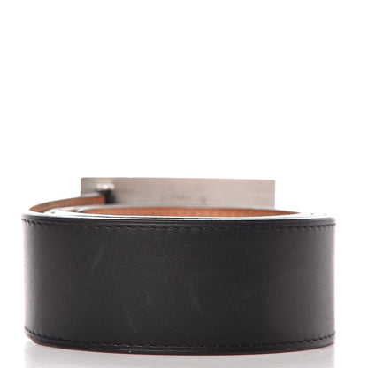 Louis Vuitton Calfskin Jeans Belt 90 36 Black 3 of 9