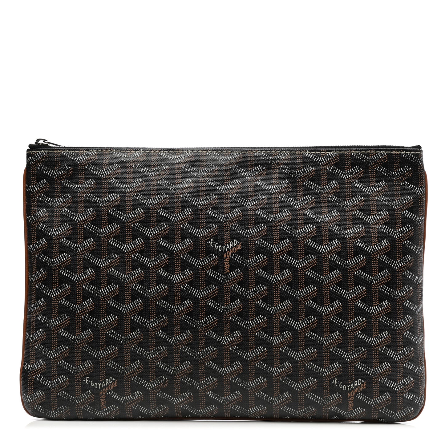Goyardine Senat Pochette MM Black Gold
