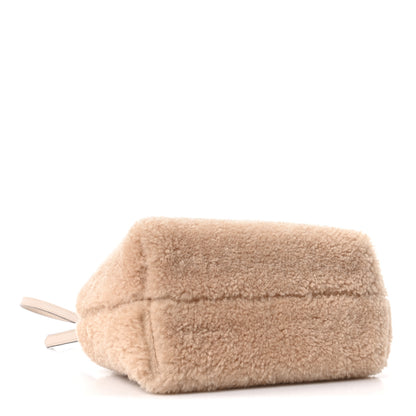 Fendi Sheepskin Vitello King Plexiglass Logo Embroidered Mini By The Way Top Handle Boston Soap 4 of 10