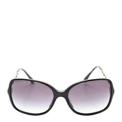 Chanel Lambskin Square Chain Sunglasses 5210-Q Black 2 of 11