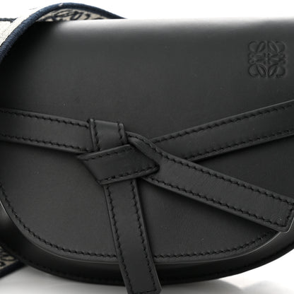 Loewe Calfskin Jacquard Mini Gate Dual Bag Black 7 of 10