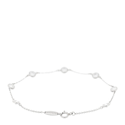 Tiffany Platinum Diamond 1.26ctw Elsa Peretti Diamonds by the Yard Station Bracelet 2 of 4