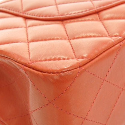 Chanel Lambskin Medium Double Flap Red 12C 6 of 12