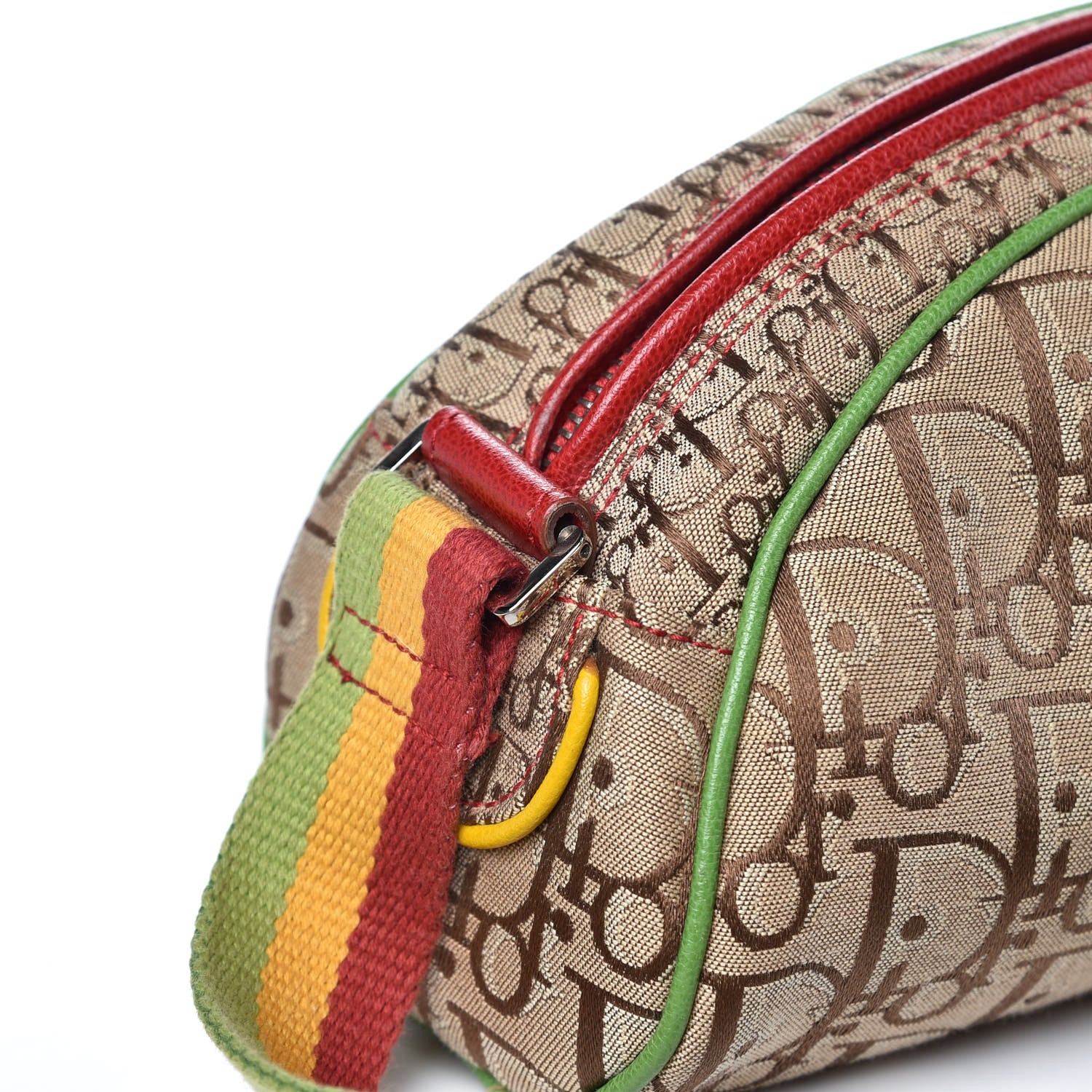 Christian Dior Monogram Rasta Shoulder Bag Beige 8 of 10